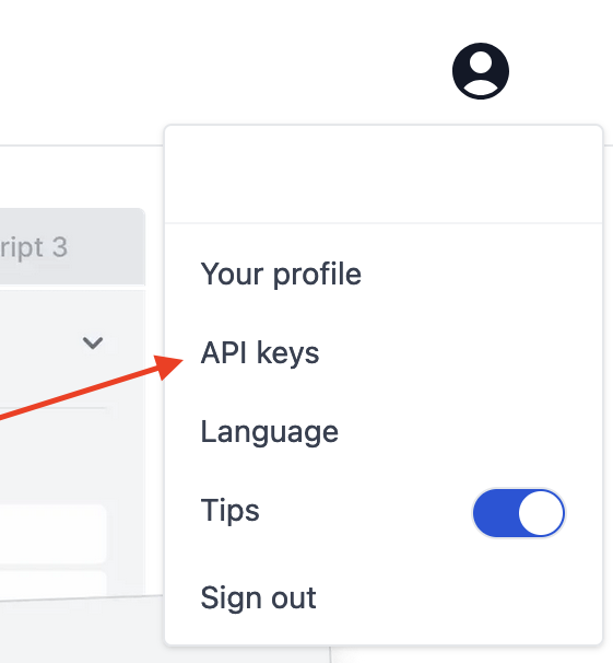 Create API Key